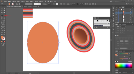 Ai+Ps野教程:教你制作彩虹立体线条字母